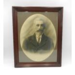 A framed portrait photograph of David James Buckingham - 51cm x 41cm