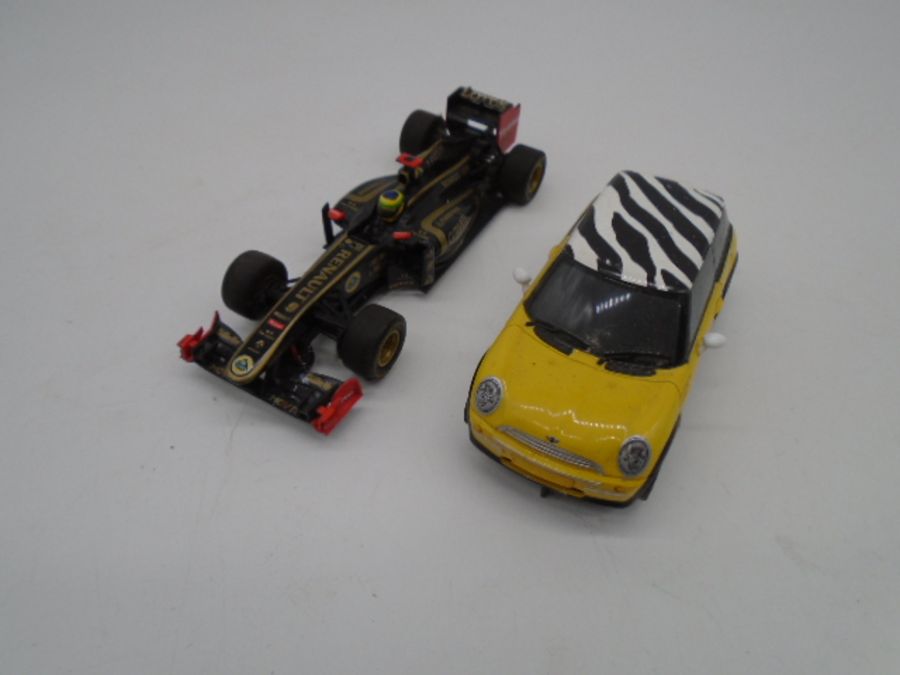 A collection of eight vintage Hornby Scalextric cars including an Aston Martin, Lotus Evora, Lotus - Image 5 of 5