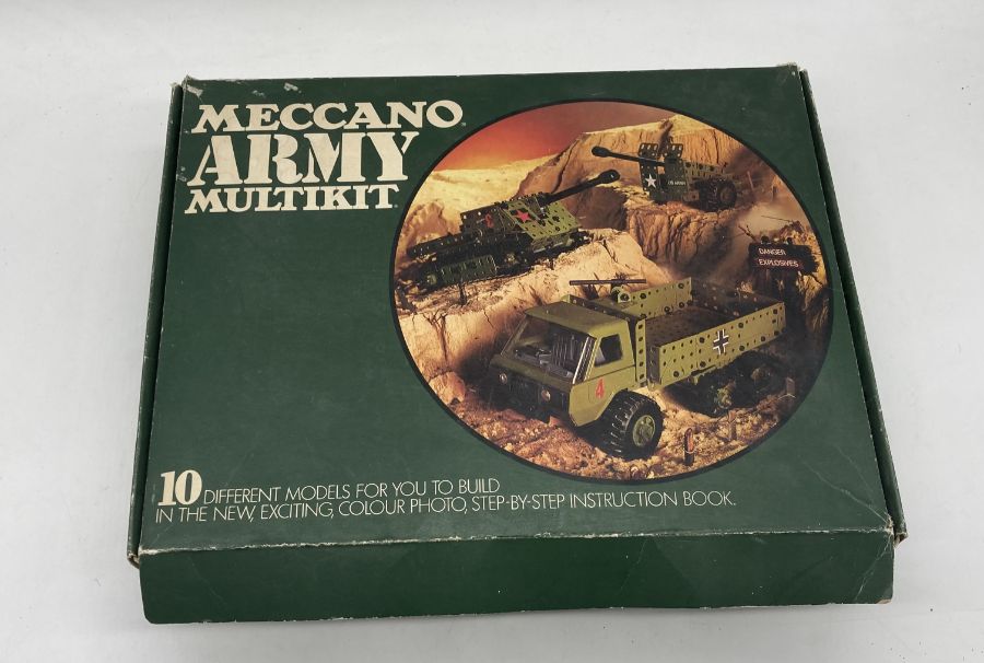 A Meccano part-made US Army tank, along with a Meccano Army Multi Kit with part contents of a - Image 7 of 7