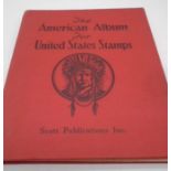 A collection of incomplete worldwide stamp albums including a 1947 edition of the American album for