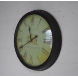 A large modern clock with Quartz movement. Diameter 62cm