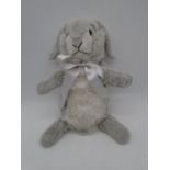 A vintage plush Steiff rabbit