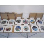 A selection of vintage children's character mugs including Batman, Count Duckula, Miss Piggy,