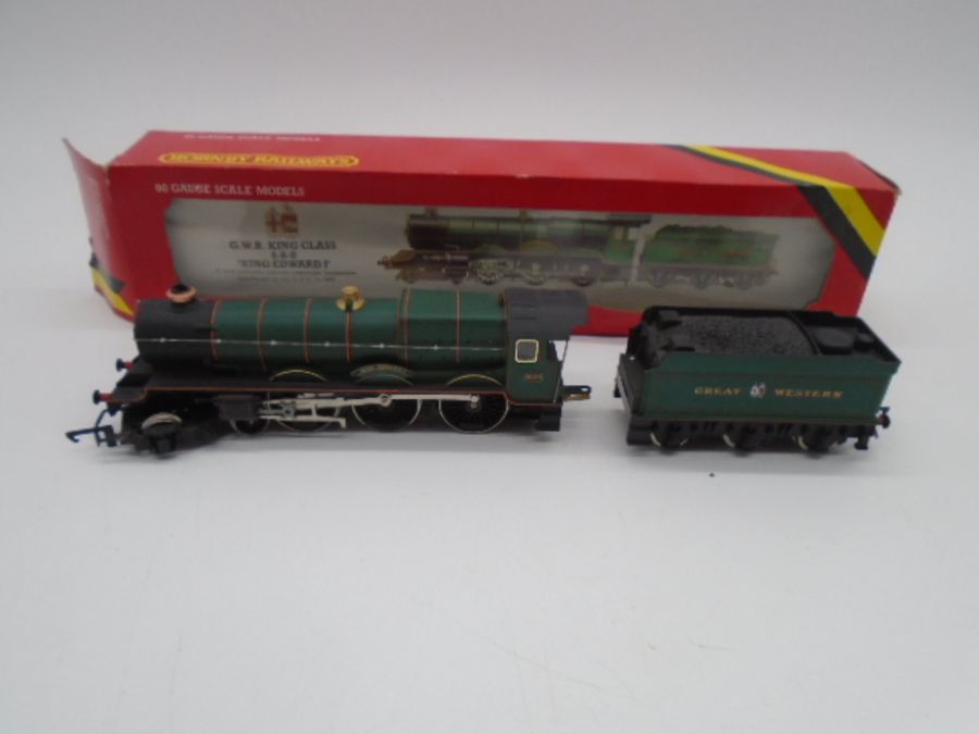 A collection of three boxed Hornby Railways OO gauge locomotives including GWR Hall Class 4-6-0 " - Image 9 of 24