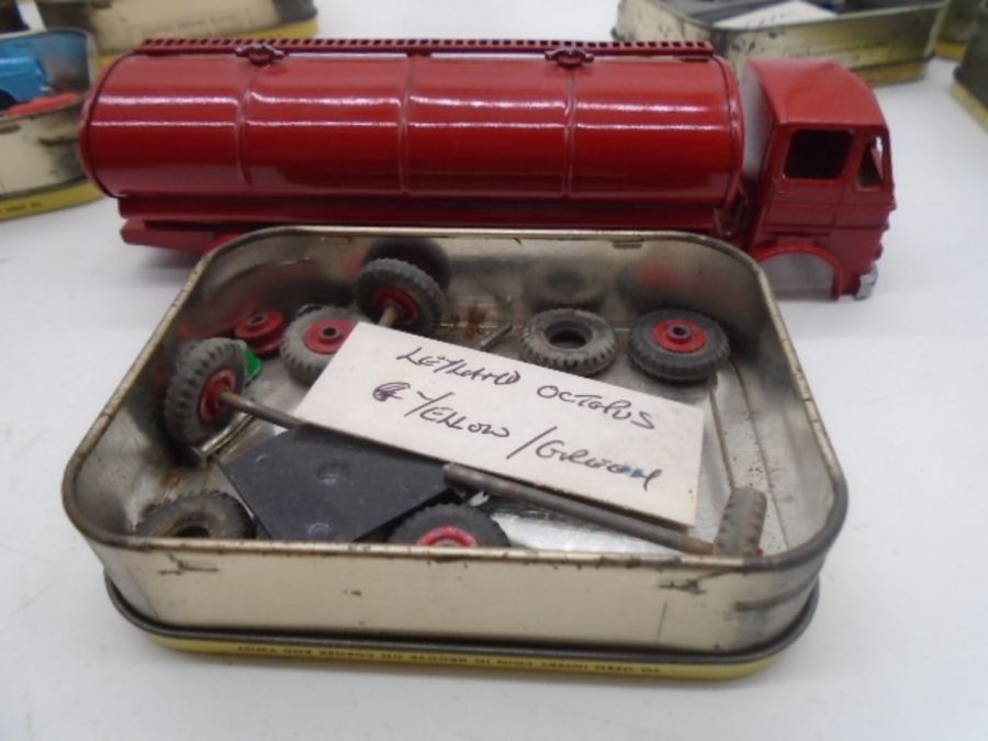 A collection of vintage Corgi and Dinky car parts spares including Heinkel, Ford Capri, Hudson - Image 21 of 23
