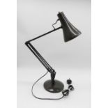 A brown Anglepoise lamp