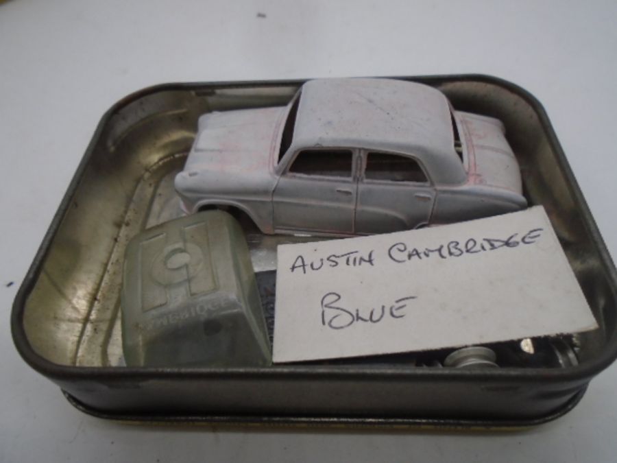 A collection of vintage Corgi and Dinky car parts spares including Heinkel, Ford Capri, Hudson - Image 16 of 23