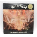 Motorhead - 'No Sleep 'til Hammersmith' (BRON 535) limited edition gold coloured vinyl