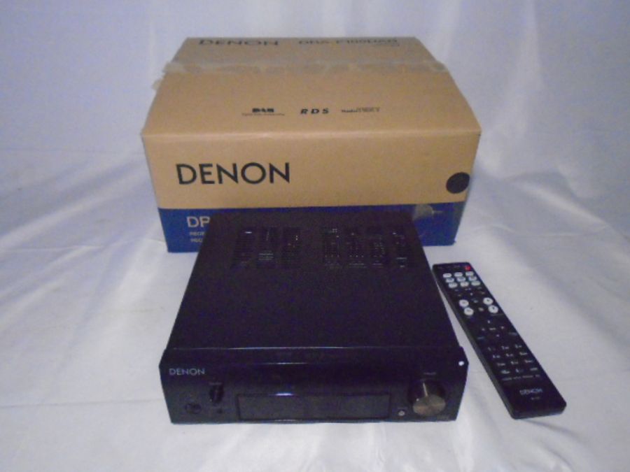 A Denon compact disc player, along with Denon stereo receiver and pair of Denon speakers (all - Image 4 of 6