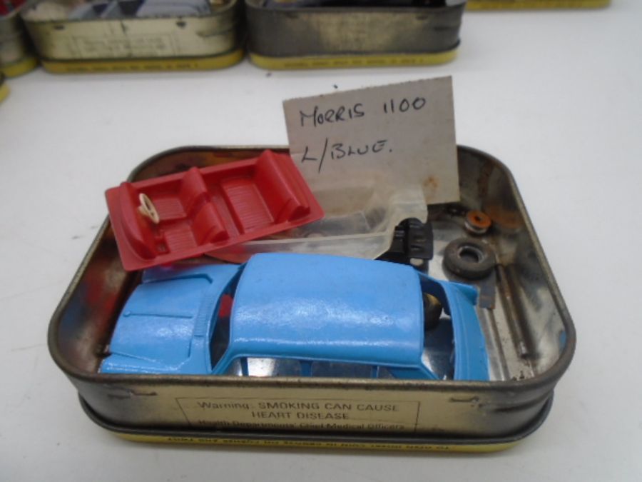 A collection of vintage Corgi and Dinky car parts spares including Heinkel, Ford Capri, Hudson - Image 10 of 23