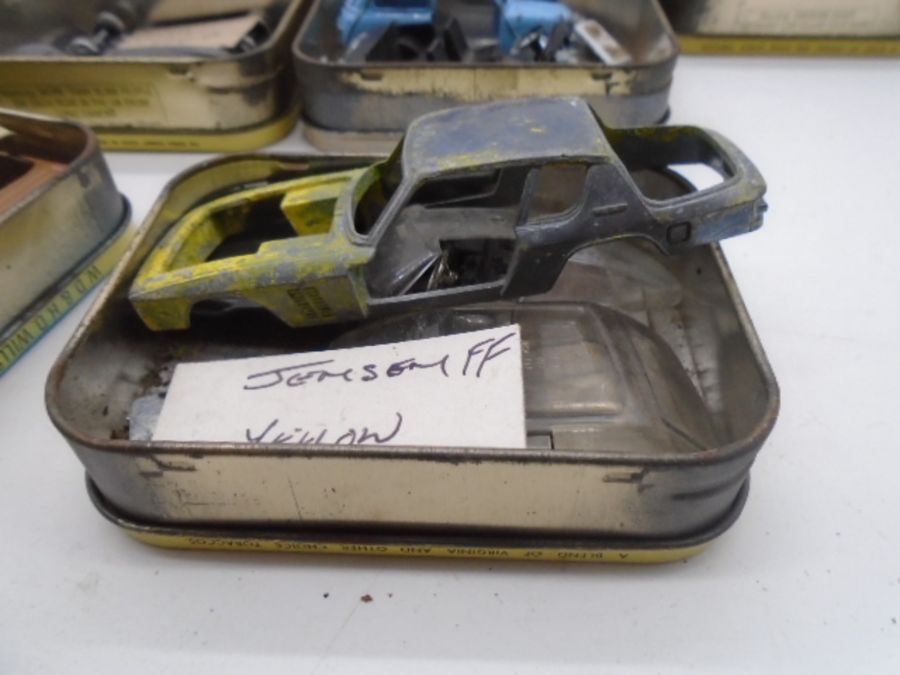 A collection of vintage Corgi and Dinky car parts spares including Heinkel, Ford Capri, Hudson - Image 3 of 23