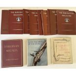 A number of vintage Burlington Magazines along with European Regalia by Lord Twining, Guns and