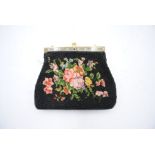 A vintage beadwork purse