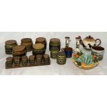 A collection of Hornsea kitchen ware including spice rack along with a small quantity of Honiton