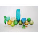 A collection of art glass