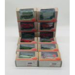 A collection of twelve boxed Gilbow Exclusive First Editions die-cast buses/coaches (1:76 scale)