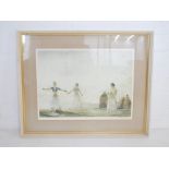 'Castanets' framed signed print by Sir William Russell Flint - 75cm x 61cm