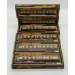 A collection of six boxed Palitoy Mainline Railways OO gauge British Railways cream/crimson