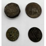 A small collection of coins mainly from Ceylon/Sri Lanka comprising of a George III copper One