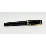 A Parker Duofold fountain pen with 18ct gold nib