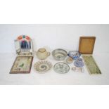 A quantity of studio pottery including some by Caroline Bousfield Gregory along with a Lionel