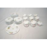 A Shelley 'Wild Flowers' pattern part tea set