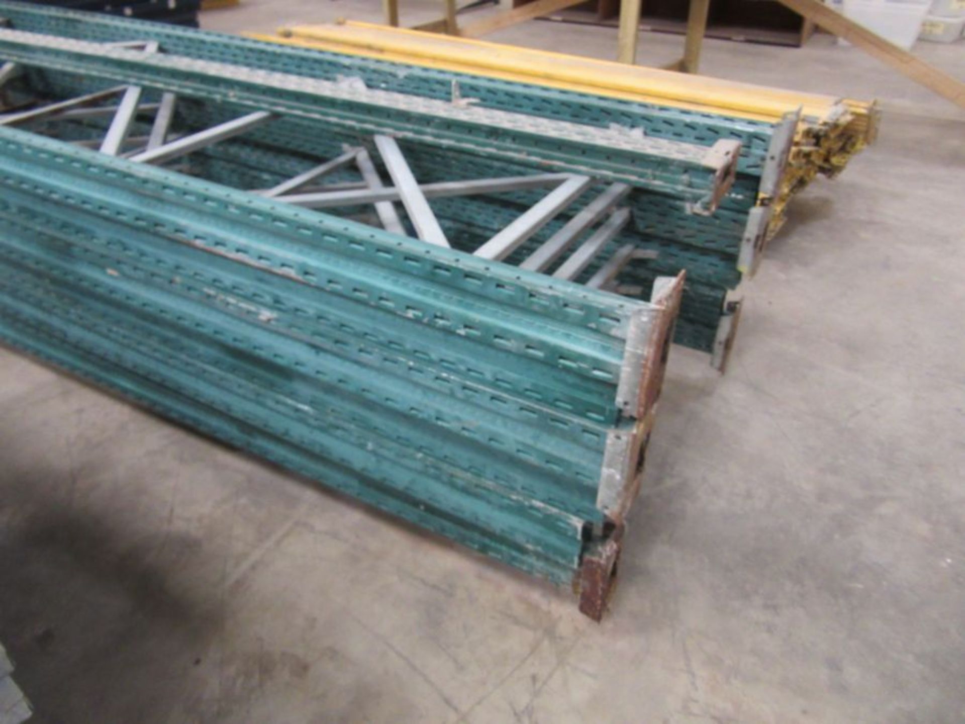 A quantity of heavy duty industrial metal racking - Image 2 of 5