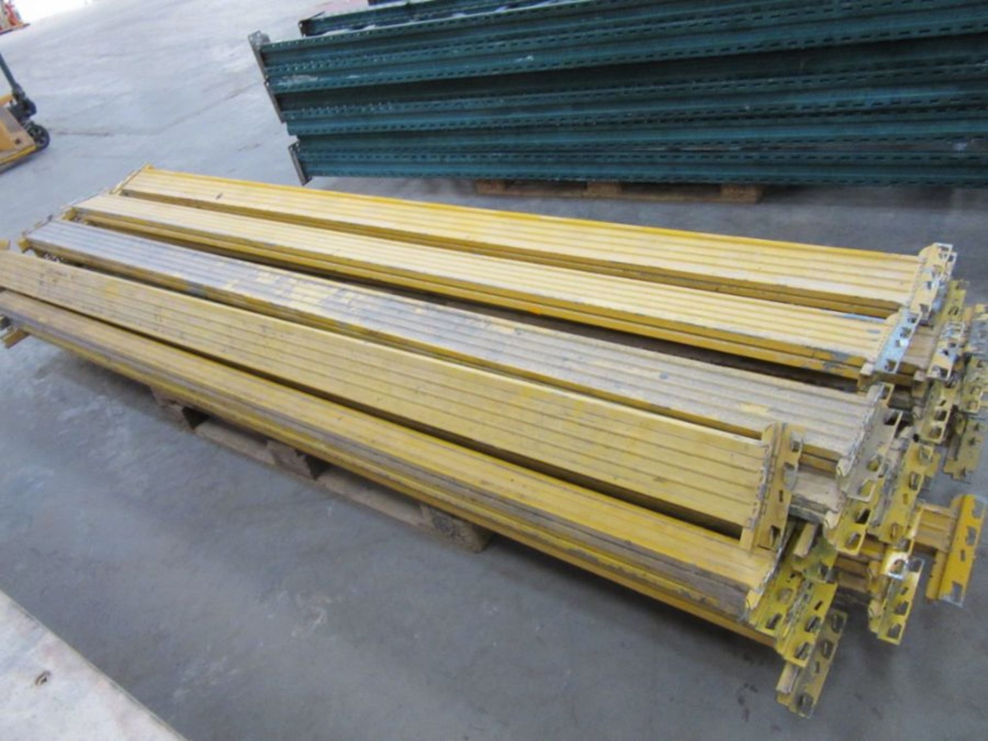 A quantity of heavy duty industrial metal racking - Image 4 of 5