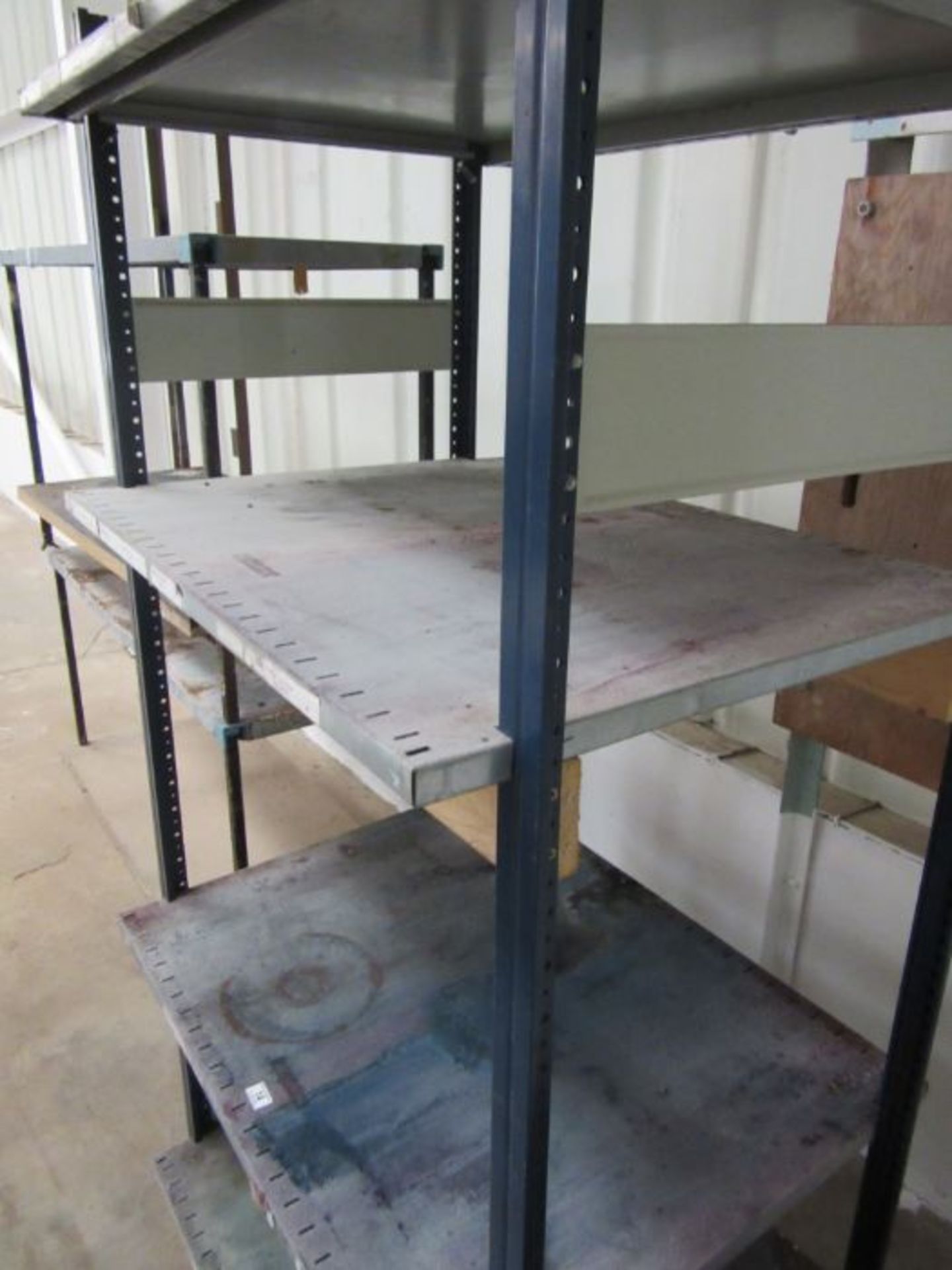 Two metal racking units - Image 2 of 3