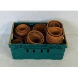 A collection of terracotta pots