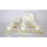 A Paragon part tea set, pattern no. 1779