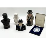 A collection of mainly Winston Churchill collectables including limited edition Wedgwood Plaque,