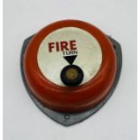 A vintage fire alarm bell, made by Taco (Burnley)