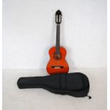 A Valencia (model CG160) 3/4 size Spanish classical guitar with soft carry case