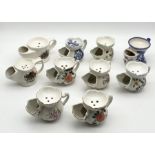 A collection of various shaving mugs including Ironstone, Wade etc.