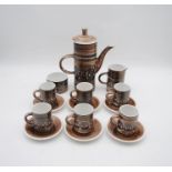 A Rye Pottery coffee set