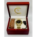 A Vito Carlucci chronograph watch in case