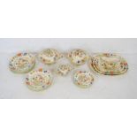 A Masons Ironstone "Bible green" part dinner set