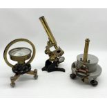 A collection of scientific instruments including Reflecting Galvanometer by H.Tinsley & Co