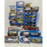 A collection of boxed Cararama die-cast vehicles, all relating to the emergency service including