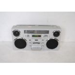 A GPO Brooklyn boombox with DAB, CD player, cassette player, USB, Bluetooth and aux inputs -