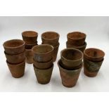 A small collection of antique and later terracotta pots