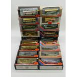 A collection of eighteen boxed Gilbow Exclusive First Editions die-cast buses (all 1:76 scale)