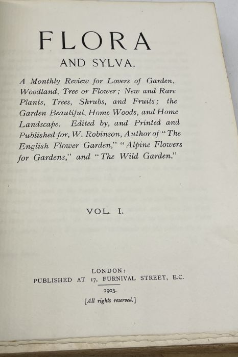 Robinson (William) Editor, Flora and Sylva, 3 volumes, London, 1903-05, 66 colour plates, top - Bild 9 aus 11