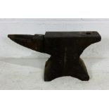 A vintage anvil - overall length 46cm