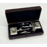 A cased Stanley beam compass