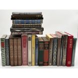 A collection of Folio Society books, most with slip cases