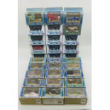 A collection of boxed ERTL die-cast models including eleven from the "Vintage Vehicles" collection