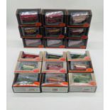 A collection of eighteen boxed Gilbow die-cast London Transport buses including B.O.A.C Route Master