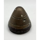 A Turkish WW1 brass shell fuse